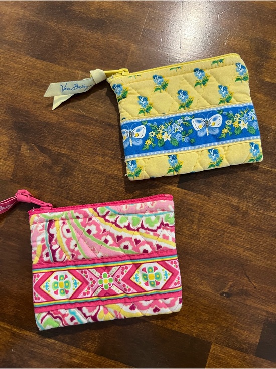 Vera Bradley Handbags - Vera Bradley Capri Melon & Katherine Vintage Coin Pouches